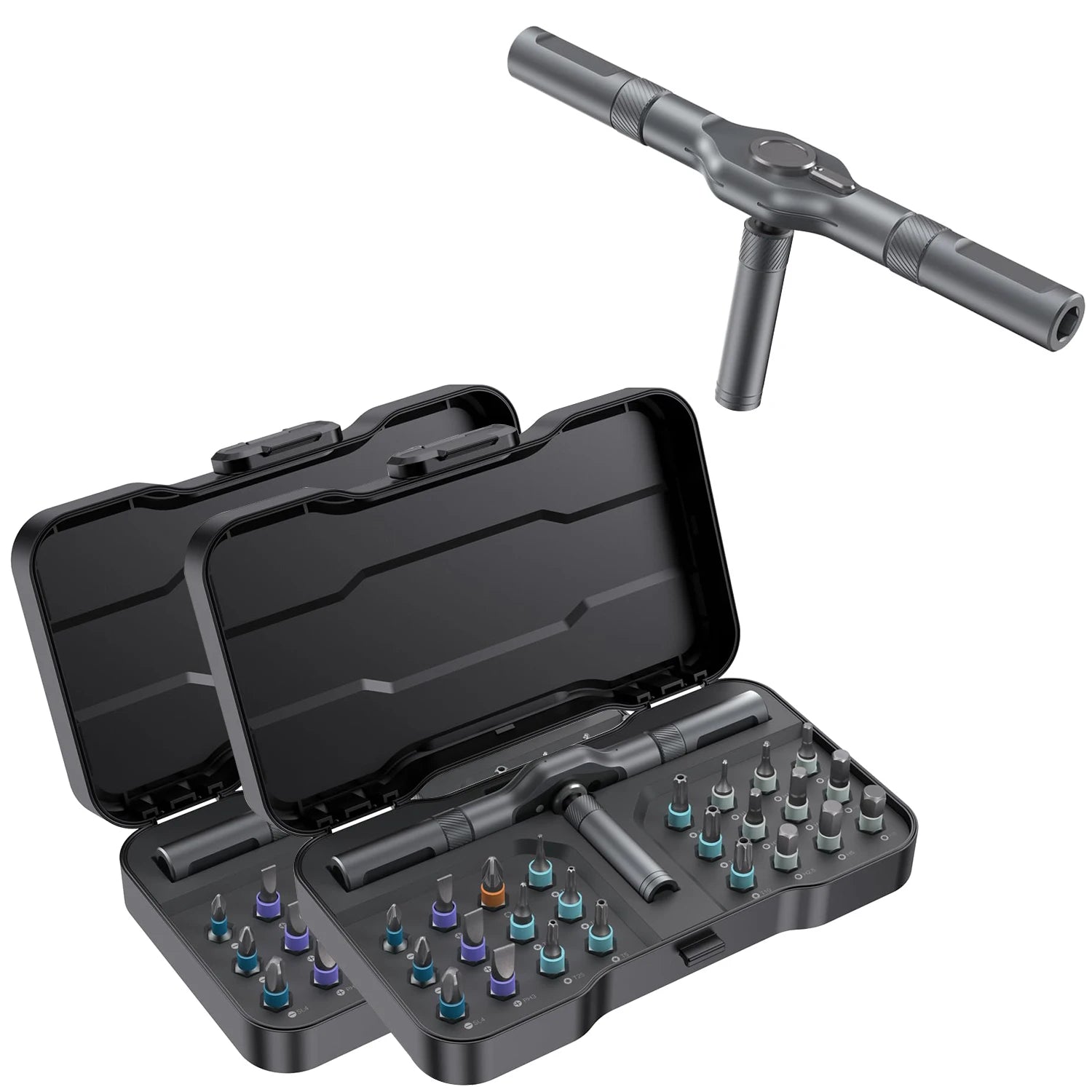 VMAN 24-in-1 Multifunction Ratchet Screwdriver Set – Magnetic Bits Mini Repair Kit 🔧