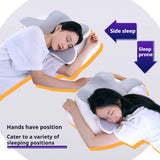 Memory-Foam Cervical Pillow for Neck & Shoulder – Upgraded Ergonomic Orthopedic Slow-Rebound Support