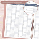2025–2026 Appointment Book – Weekly & Daily Hourly Planner with Tabs (15-Minute Intervals) 📅