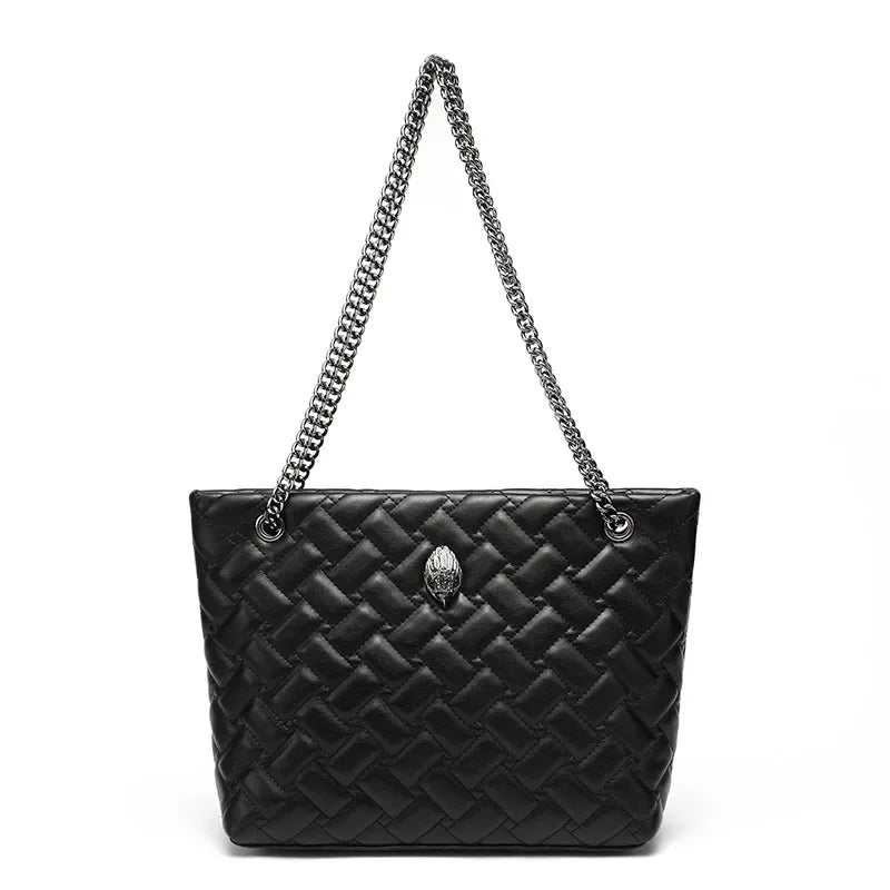 2024 Eagle-Head Chain Shoulder & Crossbody Bag – Diamond-Quilted Women's Handbag