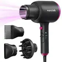 Wavytalk Professional Ionic Hair Dryer – Powerful Blow Dryer with Diffuser & Concentrator for Smooth, Frizz-Free Styling