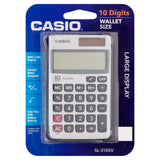 Casio SL-310SV 10-Digit Solar-Powered Wallet-Size Basic Calculator