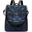 AO ALI Victory Women’s Nylon Backpack Purse — Anti-Theft Travel Shoulder Bag & Casual Daypack