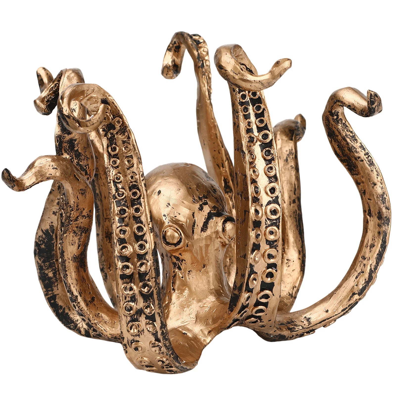 Resin Octopus Garden Statue – Funny Ocean Animal Ornament for Indoor & Outdoor Home Décor