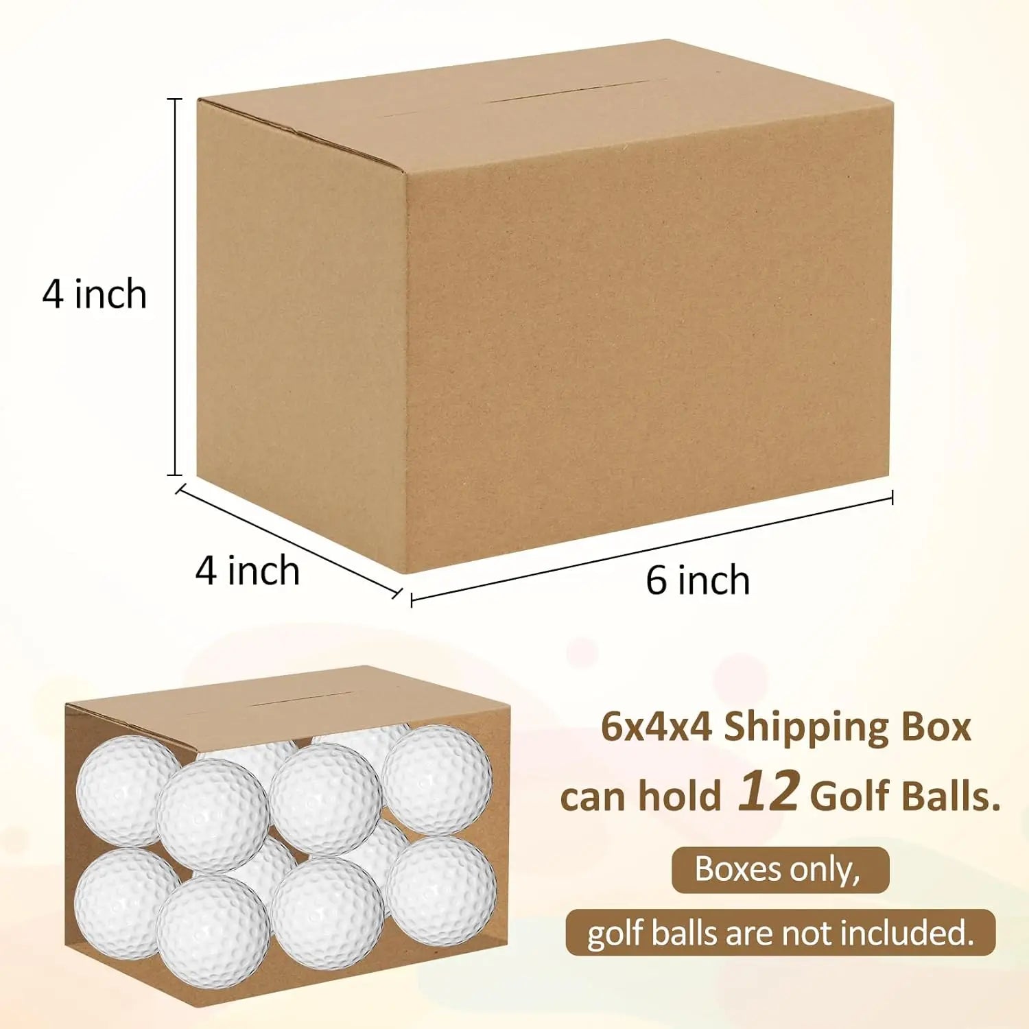 100 Pack Small Corrugated Shipping Boxes – 6″×4″×4″ Cardboard Mailers for Packaging, Mailing, Moving & Storage