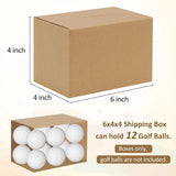 100 Pack Small Corrugated Shipping Boxes – 6″×4″×4″ Cardboard Mailers for Packaging, Mailing, Moving & Storage