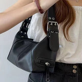 Women’s Retro Y2K Underarm Bag – 2025 Cool Girl Shoulder Handbag for Street Photography & Casual Fashion