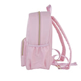 Pink Customizable Nylon Backpack – Stylish Travel & School Everyday Bag