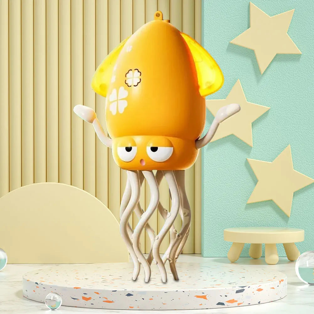 Electric Dancing Octopus Toy – 1/2PCS Cartoon Electronic Pet with Music, Lights, Anti-Stress Dancing Plush Ornament for Kids & Decor