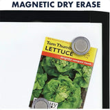 Magnetic Whiteboard 8.5 x 11 in – Wall-Mounted Dry Erase Board for Home, Office & Homeschool