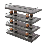 1 : 64 Scale Acrylic Parking Lot Scene Model – 4-Layer Car Garage Diorama Showcase