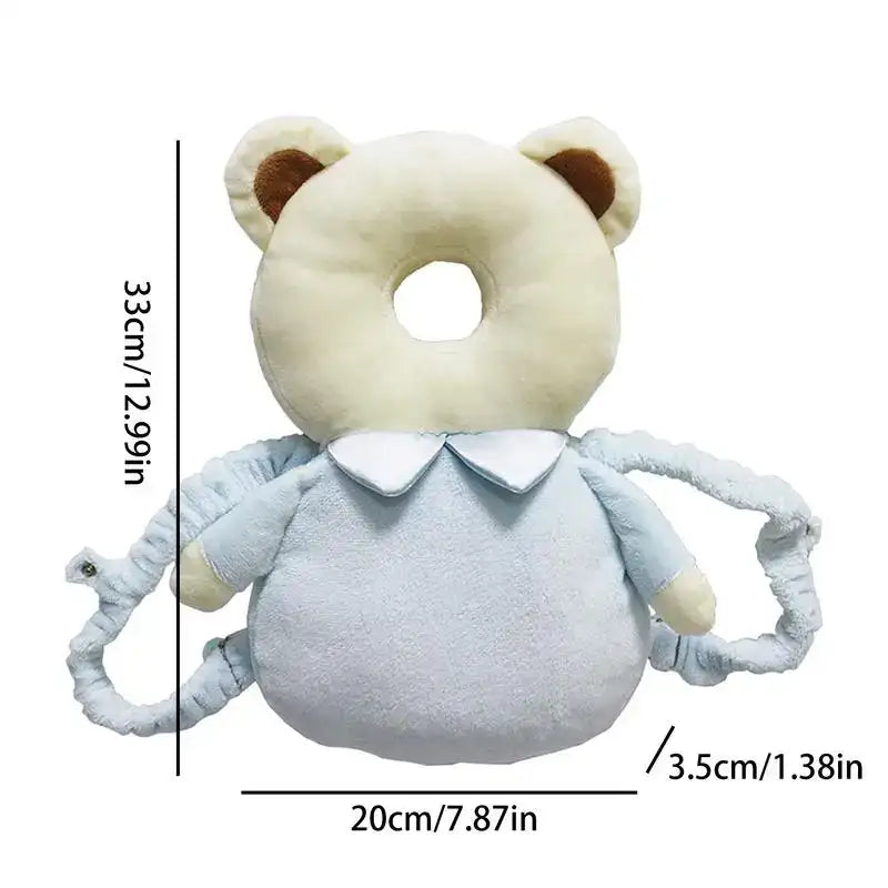 Infant Baby Head Protection Pad Cushion Backpack – Adjustable Cartoon Safety Pad