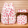 3-Piece Kids School Backpack Set – Lightweight Student Bag with Lunch Box & Pencil Case | Elementary & Middle School Girls