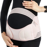 Breathable Adjustable Maternity Support Belt – Belly Wrap for Mid to Late Pregnancy, Back Pain Relief & Abdominal Support