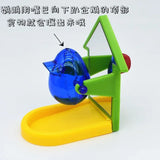 Parrot Foraging Bird Toy – Cage Feeder Intelligence Training Accessory with Food Leaking Design, Random Color
