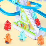 3PCS Stair-Climbing Animal Toy Set – Early Educational Toys with Duck, Pig & Dinosaur, Fun Slide & Climb Play for Kids