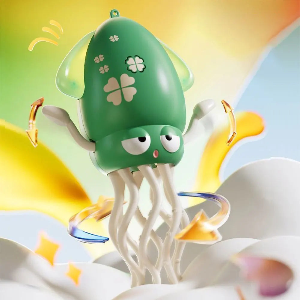 Electric Dancing Octopus Toy – 1/2PCS Cartoon Electronic Pet with Music, Lights, Anti-Stress Dancing Plush Ornament for Kids & Decor