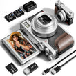 56MP 4K Autofocus Digital Camera with 18X Zoom, 32GB TF Card & Dual Batteries 📸✨