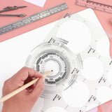 Drafting Building Templates – Large & Small Drawing Stencils for Office, School & Architectural Planning