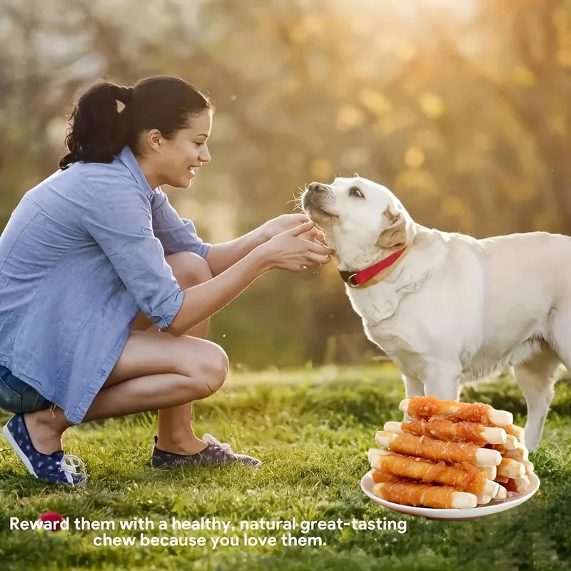 Dog Treats with Chicken & Milk – Healthy, Digestible Snacks for Small, Medium & Large Dogs (200g / 400g Packs)