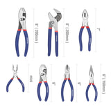 WORKPRO 7-Piece Pliers Set – Groove Joint, Long Nose, Slip Joint, Linesman & Diagonal Pliers for DIY / Home Use