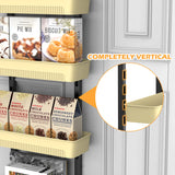 Adjustable Wall-Mounted 8-Layer Storage Rack – Multi-Scene Organizer for Kitchen, Bathroom & Closet