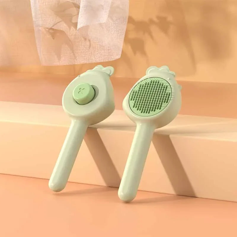 Pet Massage & Grooming Brush – Cat Comb for Hair Removal, Self-Grooming Tool for Kittens, Removes Tangles & Loose Fur