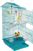 Roof-Top Medium Parakeet Cage – Bird Cage for Cockatiels, Conures, Finches, Budgies, Canaries & Lovebirds