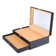 Leather Fountain Pen Display Case – 24-Pen Storage & Organizer Box
