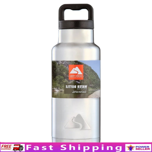 Wide-Mouth Stainless Steel Insulated Water Bottle – Double-Wall Vacuum, Travel & Outdoor Ready