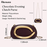 2025 Fashion Luxury Women’s Evening Clutch – Bride Metal Wedding Purse & Party Crossbody Box Handbag with Day Closure