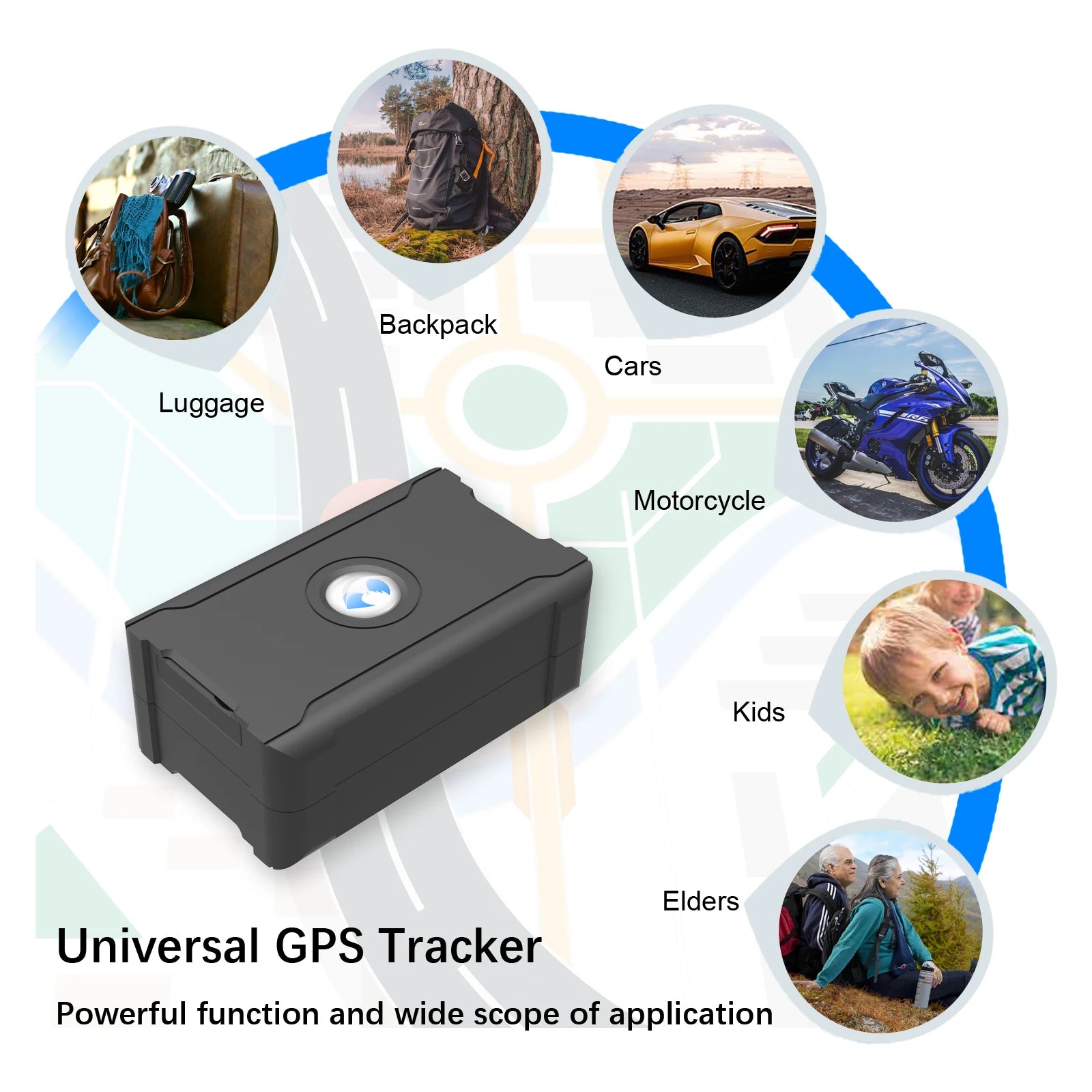 15-Day Battery Vehicle GPS Tracker – Anti-Theft Locator Device for Cars, Trucks, Motorcycles & Luggage Security