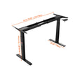 SucceBuy Electric Standing Desk Frame – Ergonomic Adjustable Legs for DIY Workstation (Black & White)