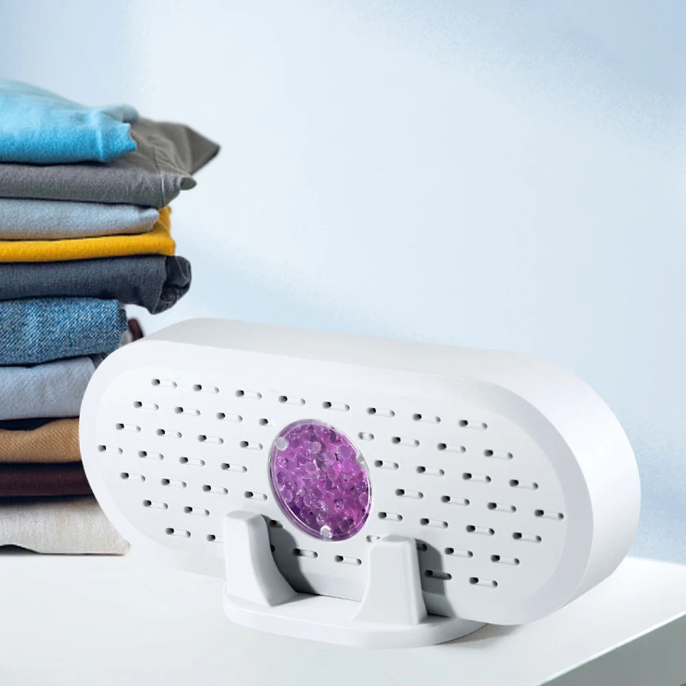 Mini Portable USB Dehumidifier – Reusable Moisture-Absorbent Hygroscopic Machine for Wardrobe & Shoe Cabinet
