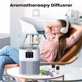 2-in-1 Air Purifier & Aromatherapy Diffuser — H13 HEPA Filter, Auto Mode, Quiet Operation for Home & Pets