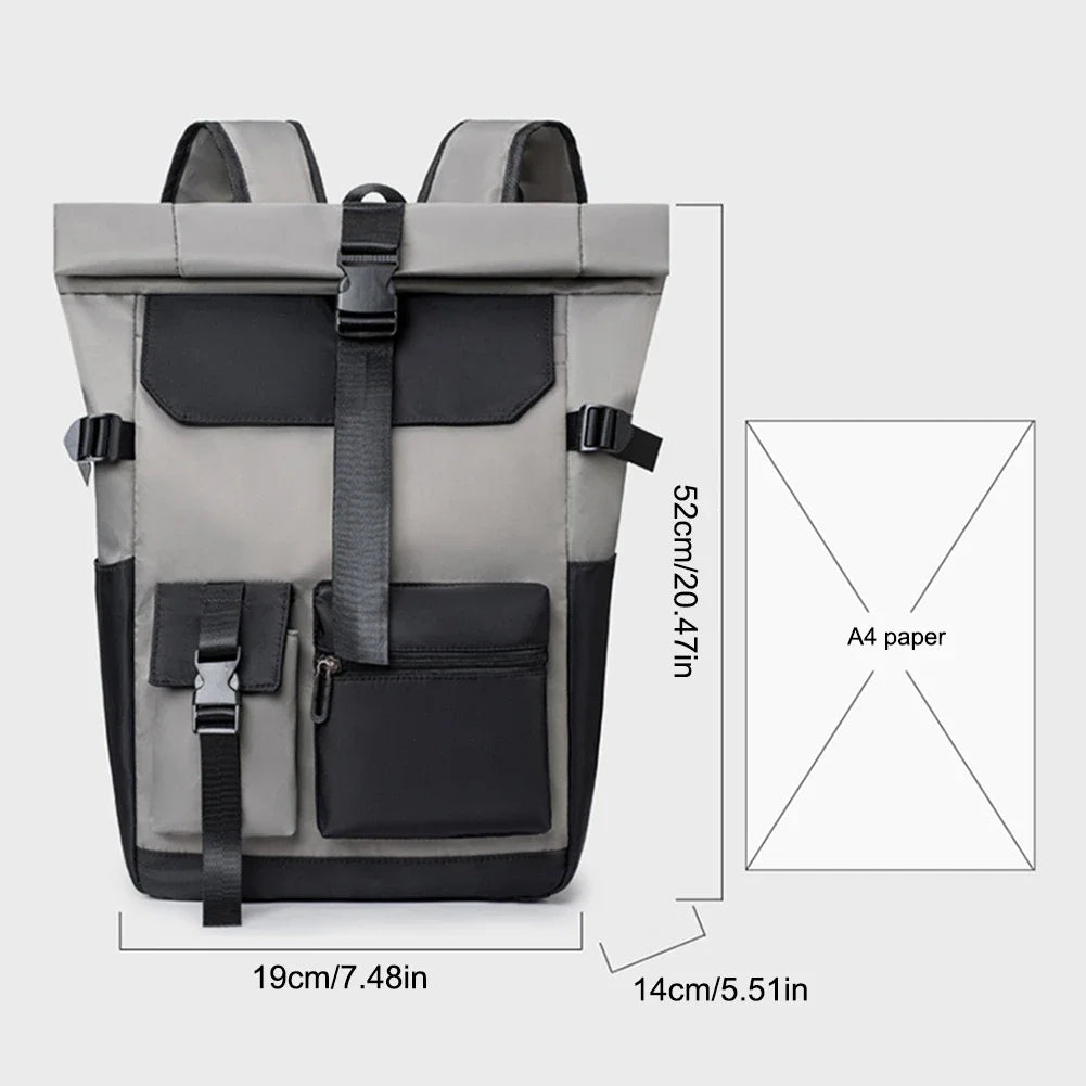 Waterproof Camping & Hiking Backpack – Large-Capacity Outdoor Travel Pack | Men’s Business Laptop-Compatible Bag