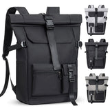 Lightweight Casual Travel Backpack – Multi-Pocket Nylon Daypack | Portable Charger & Phone Organizer Bag