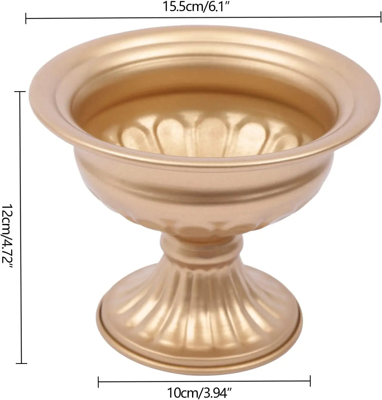 10 Pcs Gold Flower Vases – Elegant Wedding & Event Table Centerpiece Décor for Receptions, Birthdays & Christmas Celebrations