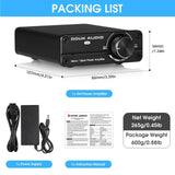 Nobsound Mini Mono Subwoofer Digital Power Amplifier – 100 W Class D TPA3116 HiFi Bass Amp 🎧🔥