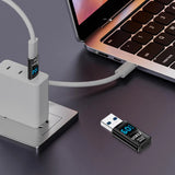 Digital LED Display USB to Type-C Adapter – 10Gbps Fast Data & 60W Charging Converter for Phones, Laptops & Tablets