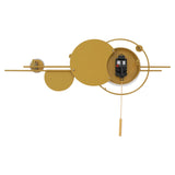 Decorative Round Metal Wall Clock – Silent Non-Ticking Modern Clock for Living Room, Bedroom & Home Decoration Gift