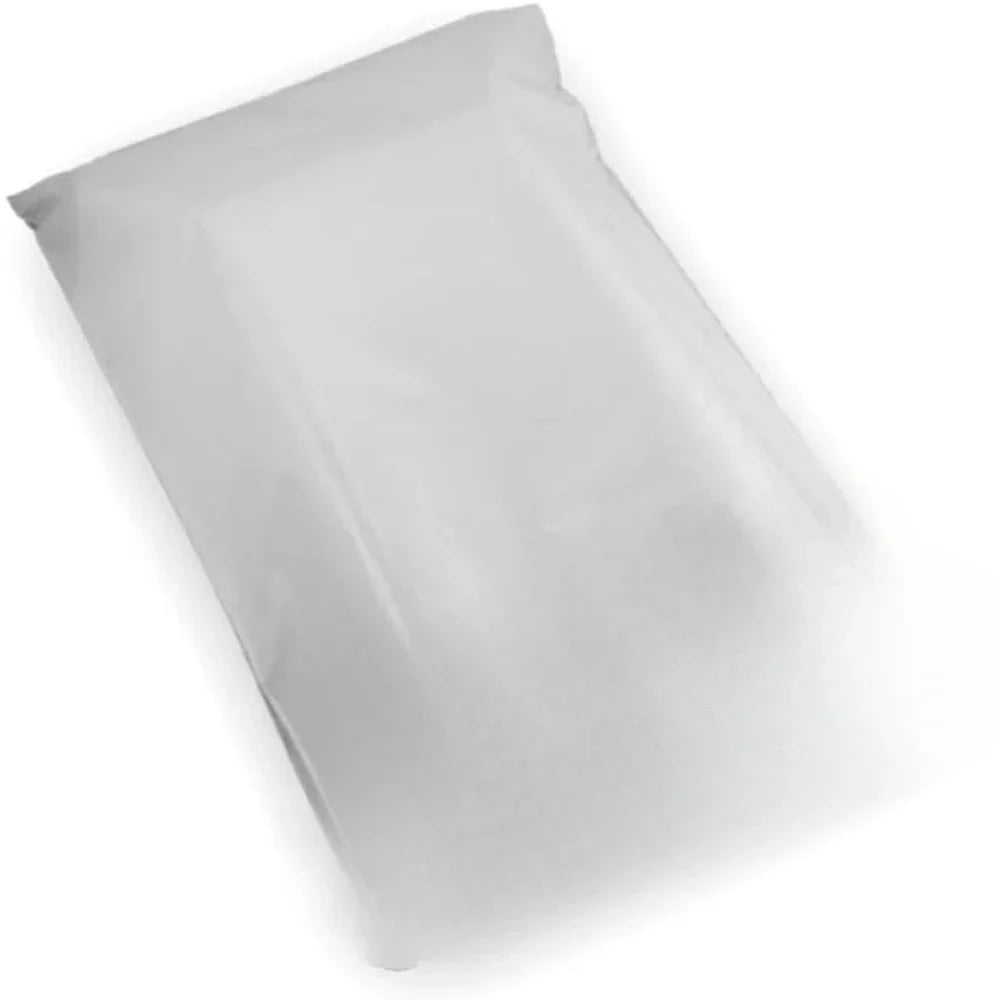 12″×16″ White Poly Mailers – Pack of Large Self-Sealing Plastic Shipping Envelopes, Size 5, 1.7 Mil Thick