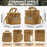 “Large-Capacity Tactical Insulated Lunch Box for Men – Leak-Proof Cooler Bag”