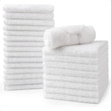 Premium Washcloth Towel Pack (24-Pack) – Ultra-Soft, Fast-Drying & Highly Absorbent Face Towels (12"x12")