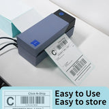4 × 6″ Fanfold Direct Thermal Shipping Labels – 500-Pack with Perforation, Compatible with Zebra, Rollo & More