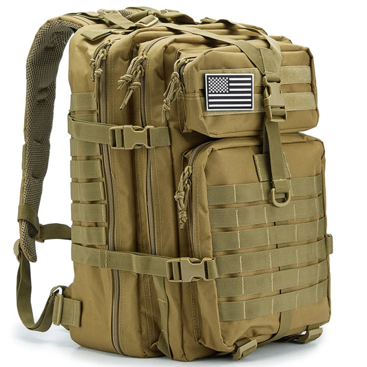 50L Tactical MOLLE Backpack — Outdoor Military Rucksack for Trekking, Hunting & Camping Gear