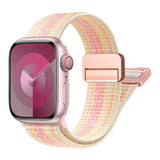 Magnetic Loop Nylon Apple Watch Band – Bracelet Style Strap for Ultra 2, SE & Series 3–9, Compatible with 38/40/41/42/44/45/49mm Models