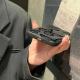 Butterfly Pattern iPhone Case – Fashion Letter Design, All-Inclusive Protection for iPhone 16 Pro Max to XR