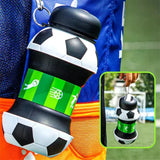 Foldable Silicone Sports Water Bottle / Collapsible Cup – Leak-Proof & Portable for Basketball, Football, Tennis, Golf, School