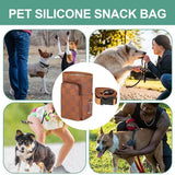 Magnetic Buckle Dog Treat Training Pouch – Waist Bag for Outdoor Training & Snack Rewards